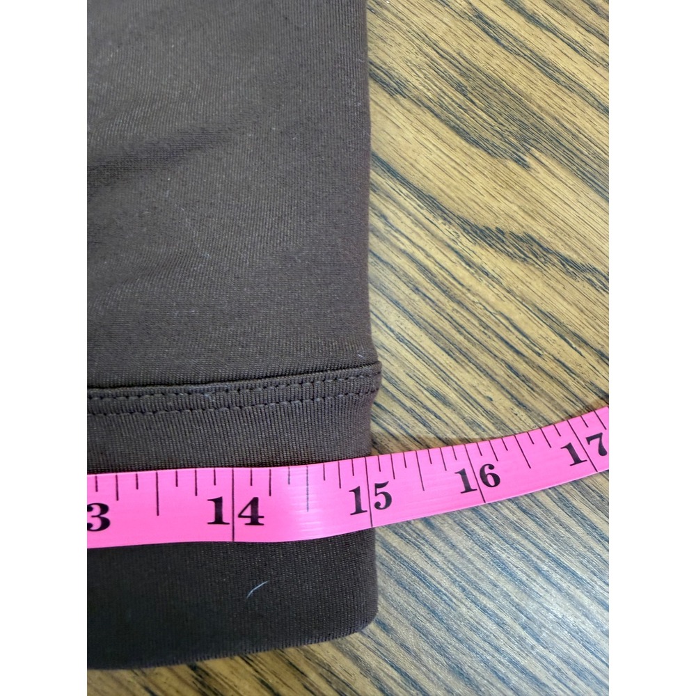 Old Navy Active PowerPress Sports Bra Brown High Neck Strappy Back Med Support - Picture 6 of 6